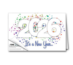 Image for item #70-6901: "Just Around The Corner" Greeting Card - (25/Pack)