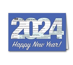 Image for item #70-6911: 1040 Resolution Greeting Card - (25/Pack)