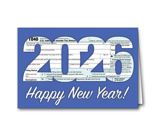 Image for item #70-6911: 1040 Resolution Greeting Card - (25/Pack)