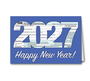 Image for item #70-6911: 1040 Resolution Greeting Card - (25/Pack)