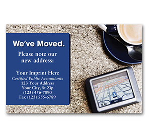 Image for item #70-8031: We’ve Moved Postcard: Large (25/Pack)