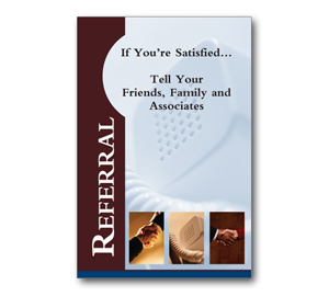 Image for item #70-821: Referral Requested Postcard (25/Pack)