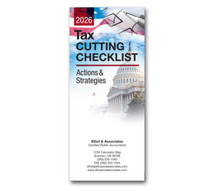 Image for item #72-1071: 2026 Tax Cutting Checklist Brochure