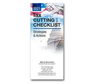 Image for item #72-1081: 2021 Tax Cutting Checklist Brochure - Item: #72-1081
