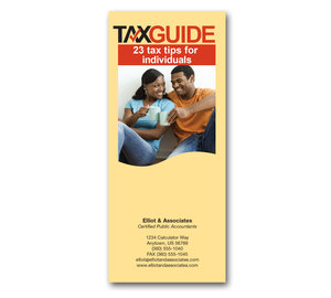 Image for item #72-1311: 23 Tax Tips for Individuals Brochure - Item: #72-1311