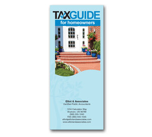 Image for item #72-2051: Tax Guide for Homeowners Brochure - Item: #72-2051