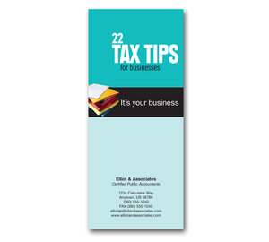 Image for item #72-5061: 22 Tax Tips for Businesses Brochure
