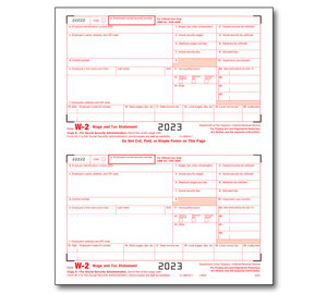 Image for item #82-5201: W-2 Laser Form copy A