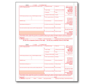 Image for item #82-5230: W-2G Laser Federal Copy A - Item: #82-5230