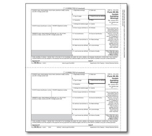 Image for item #82-5232: W-2G Laser Copy 2/C - Item: #82-5232