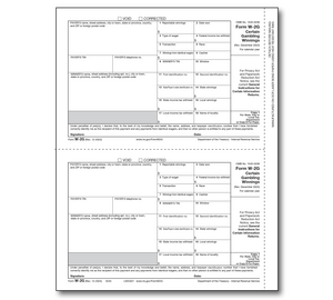 Image for item #82-5233: W-2G Laser Copy 1/D