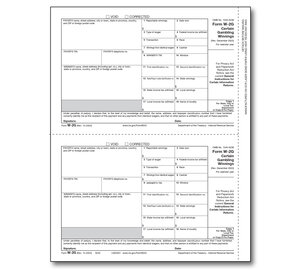 Image for item #82-5233: W-2G Laser Copy 1/D