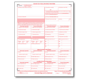 Image for item #82-5313: W-2C SSA Copy A