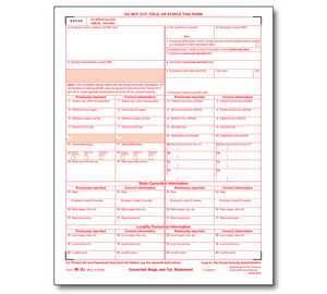 Image for item #82-5313: W-2C SSA Copy A
