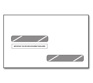 Image for item #82-6161: 4-up Box Env. for Laser W-2 & 1099R - Item: #82-6161