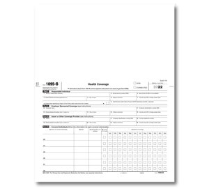 Image for item #89-1095b: 1095B Health Coverage Laser Form