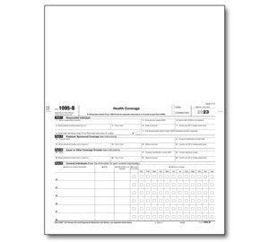 Image for item #89-1095b: 1095B Health Coverage Laser Form - Item: #89-1095b