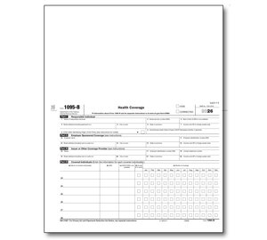 Image for item #89-1095b: 1095B Health Coverage Laser Form