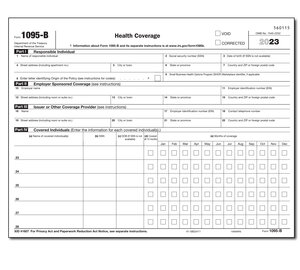 Image for item #89-1095bi: 1095B Health Coverage Laser: IRS Landscape