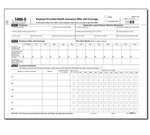 Image for item #89-1095c: 1095C Employer Provided Health Insurance Laser Form