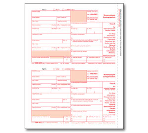 Image for item #89-5010: 1099-NEC Laser Federal Copy A