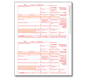 Image for item #89-5110: 1099 Laser Misc. Federal Copy A - Item: #89-5110