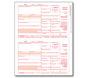 Image for item #89-5120: 1099 Laser INTEREST Fed. Copy A - Item: #89-5120