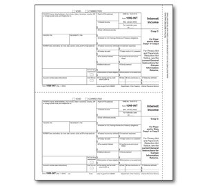 Image for item #89-5122: 1099 Laser Interest Payer and/or State Copy C