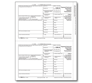 Image for item #89-5327: 1099K Merchant Card Filer Copy C
