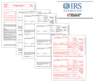 Image for item #89-61054: 1099-MISC 4-Part Pre-Printed Set