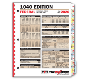 Image for item #90-201: The TaxBook 1040 Edition 2026