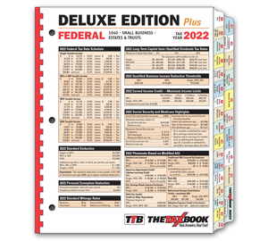 Image for item #90-211: The TaxBook Deluxe Edition 2022