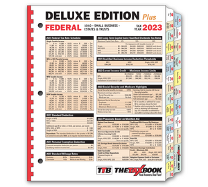 Image for item #90-211: The TaxBook Deluxe Edition 2023 - Item: #90-211