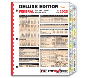 Image for item #90-211: The TaxBook Deluxe Edition 2023