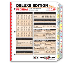 Image for item #90-211: The TaxBook Deluxe Edition 2025