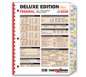 Image for item #90-211: The TaxBook Deluxe Edition 2026