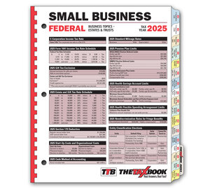 Image for item #90-231: The Tax Book Small Business Edition 2025