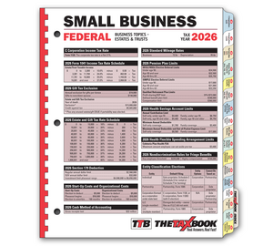 Image for item #90-231: The Tax Book Small Business Edition 2026