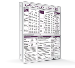 Image for item #90-309: 1040 Rapid FactFinder 2022