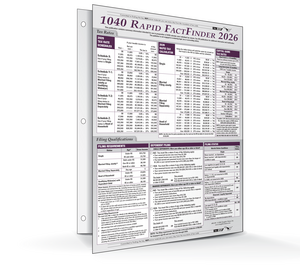 Image for item #90-309: 1040 Rapid FactFinder 2026