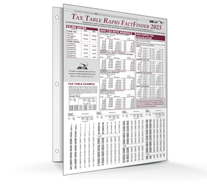 Image for item #90-310: Tax Table FactFinder 2023 - Item: #90-310