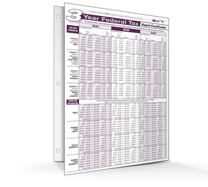 Image for item #90-370: 3 Year Federal Tax FactFinder 2022