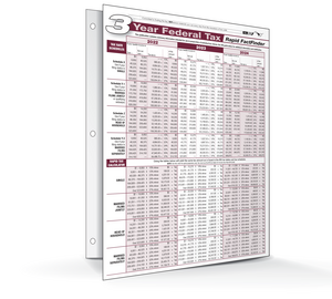 Image for item #90-370: 3 Year Federal Tax FactFinder 2023