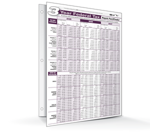 Image for item #90-370: 3 Year Federal Tax FactFinder 2026