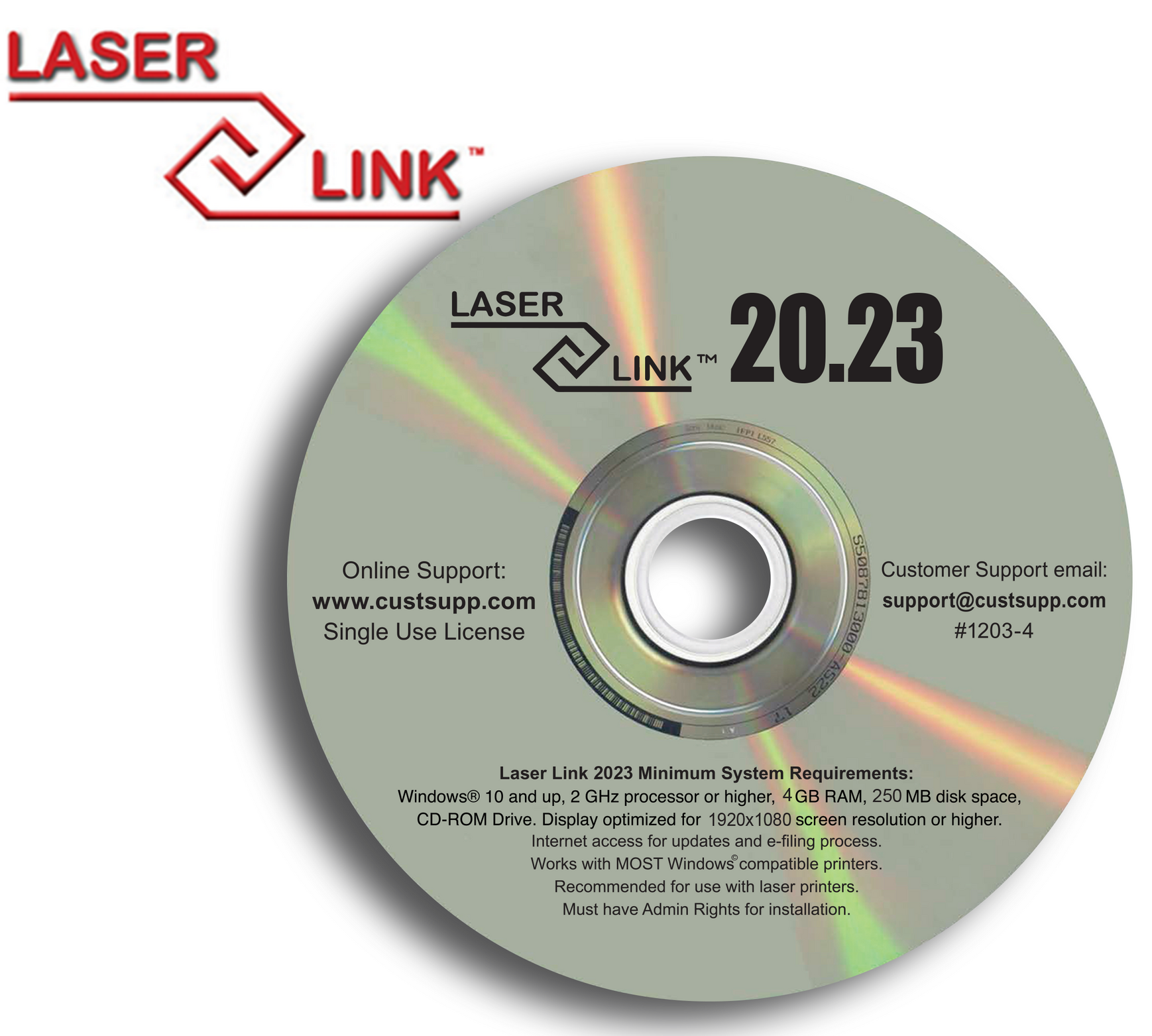 Laser Link 20.23 with Efile (CDROM) Item 9212034